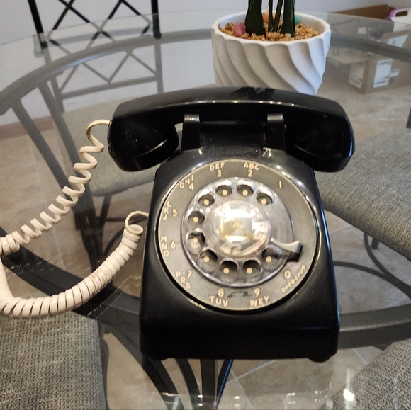 Vintage Stromberg Carlson Rotary Telephone Black Phone - Picture 10 of 11